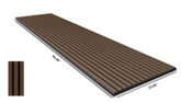 VW Acoustic Slat Panels - Smoked Oak